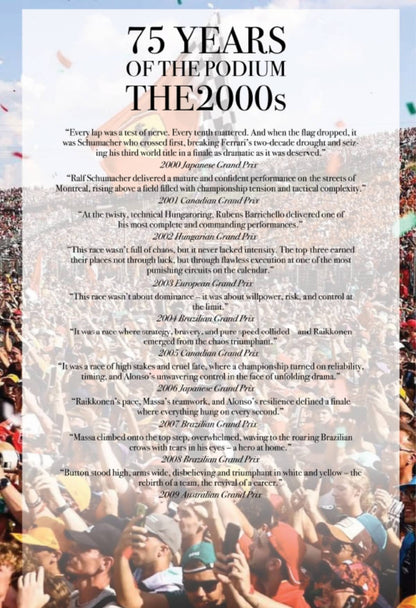 75 YEARS OF THE PODIUM - The 2000s